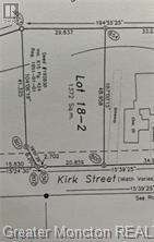 Lot 18-2 Kirk ST, sackville, New Brunswick